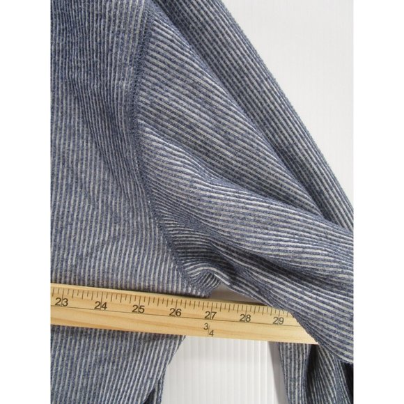 VINTAGE Fieldmaster Shirt XL Pullover Henley Striped Heavy Outdoor Work - Picture 5 of 10